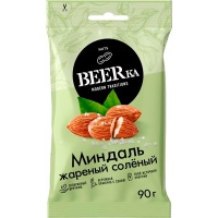 Миндаль Beerka жареный соленый 90 гр