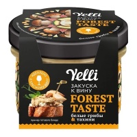 Закуска Yelli к вину Forest Taste белые грибы & тахини 100 гр