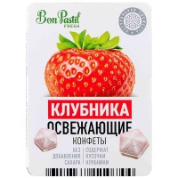 Конфеты освежающие Bon Pastil Fresh Клубника без сахара 12 гр