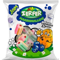Маршмеллоу Zerfer Jam со вкусом черники и дыни 90 гр