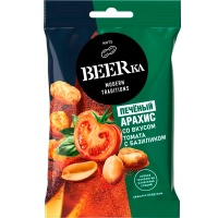 Арахис Beerka печёный со вкусом томата с базиликом 90 гр