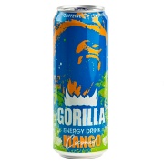 Энергетический напиток Gorilla Манго-Кокос 0.45 литра, ж/б, 24 шт. в уп.