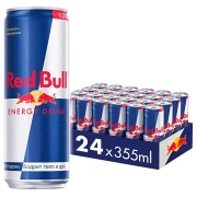 Энергетический напиток Red Bull / Ред Булл 0.355 литра, ж/б, 24 шт. в уп.