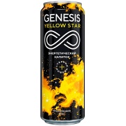 Энергетический напиток Genesis Yellow Star 0.45 литра, ж/б, 12 шт. в уп.
