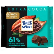 Шоколад Ritter Sport 61% какао из Никарагуа 100 гр