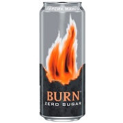 Энергетический напиток Burn Peach Zero Sugar 0.449 литра, ж/б, 12 шт. в уп.