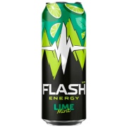 Энергетический напиток Flash Up Energy Мятный Лайм 0.45 литра, ж/б, 24 шт. в уп.